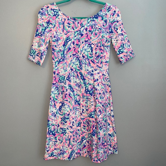 EUC Lilly Pulitzer Celia Multi La Playa Knit Dress Size XS - Picture 2 of 8